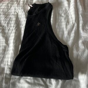 Black Sleeveless Pj Top